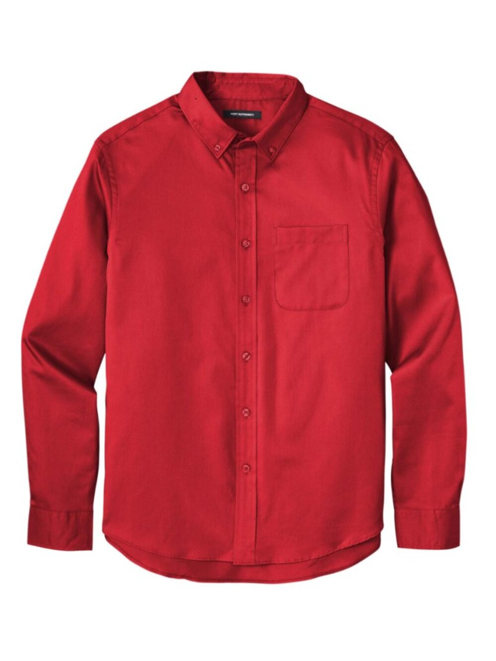 Port Authority W808 Long Sleeve SuperPro React Twill Shirt - Rich Red
